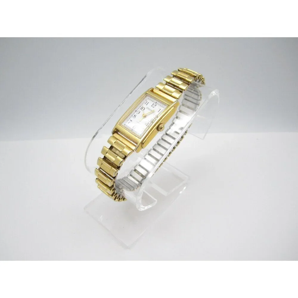 Women Embassy Quartz WR Analog 18mm Tank Watch (H612) 